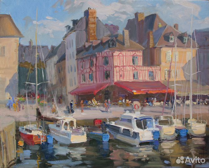 HD42 Яхты Онфлера. Франция, кисти Анны Давыдченко