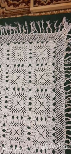 Скатерть вязанная крючком