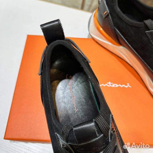 Стильные кроссовки Santoni для повседневной носки