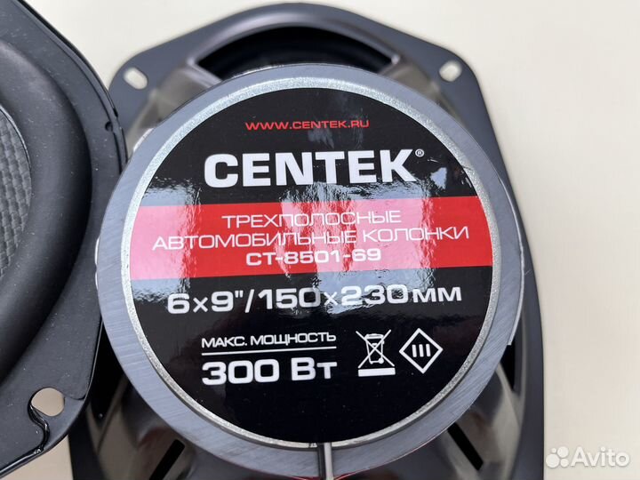 Автоакустика задняя Centek CT-8501-69 (пх)