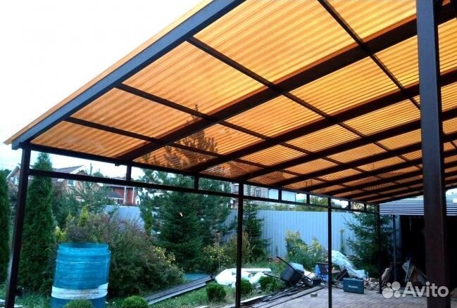 Прозрачный профнастил