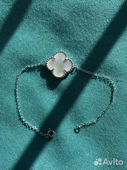 Браслет. Серебро. Клевер