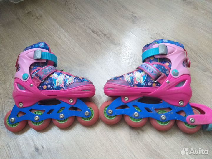 Детские ролики и защита 32 35