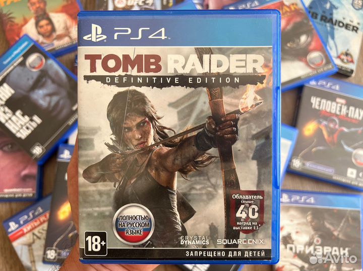 Диск PS4 Tomb Raider: Definitive Edition