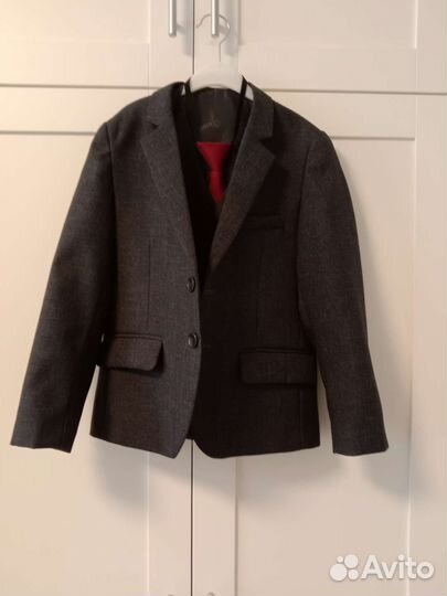 Костюм-тройка Серый 116-122