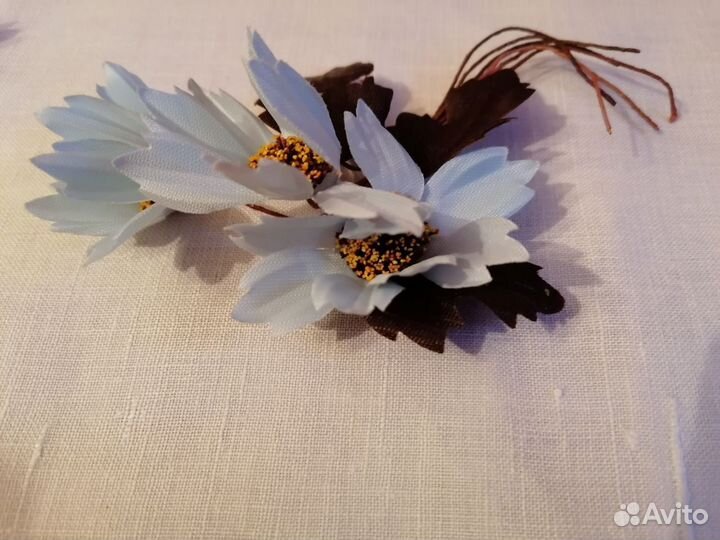 Букет цветов из ткани Винтаж времен СССР