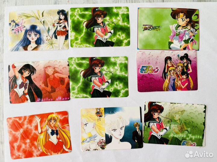 Наклейки sailor moon штучно