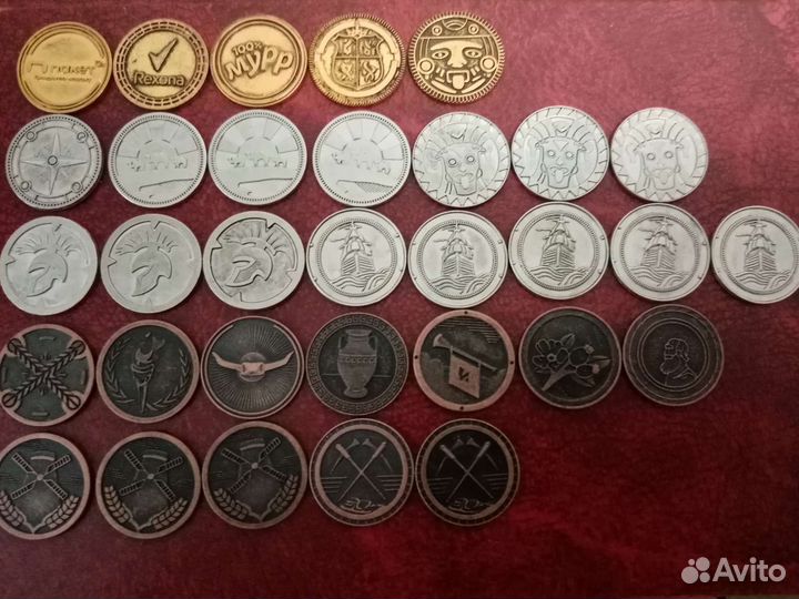 Монеты сокровищ из пятерочки