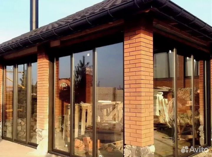 Остекление холодное для террас, веранд, беседок