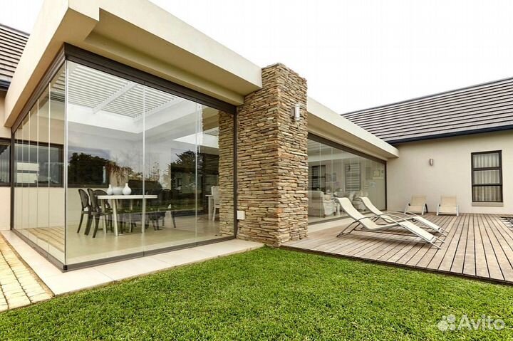 Безрамное остекление