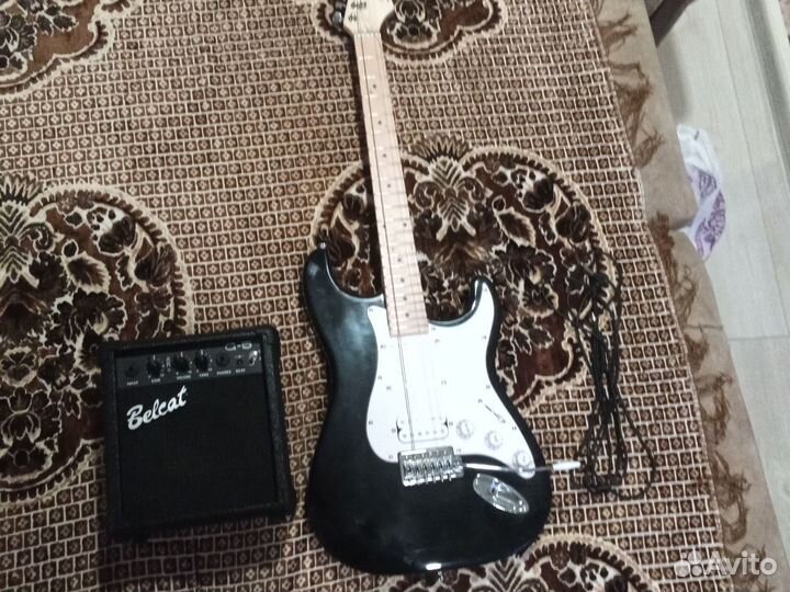 Электро гитара, комбо усилитель