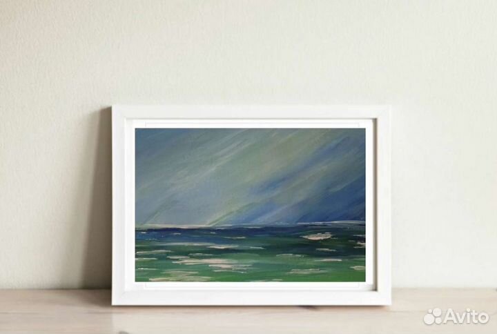 Картина морской пейзаж 10х16