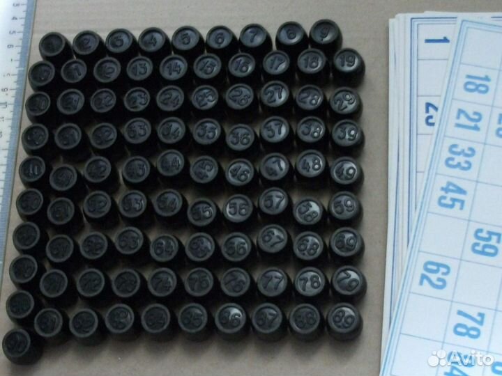 Игра настольная, Лото деревянные бочонки комплект