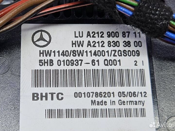 Блок управления климатом Mercedes E350 W207 276957