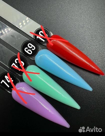 Цветная база для ногтей