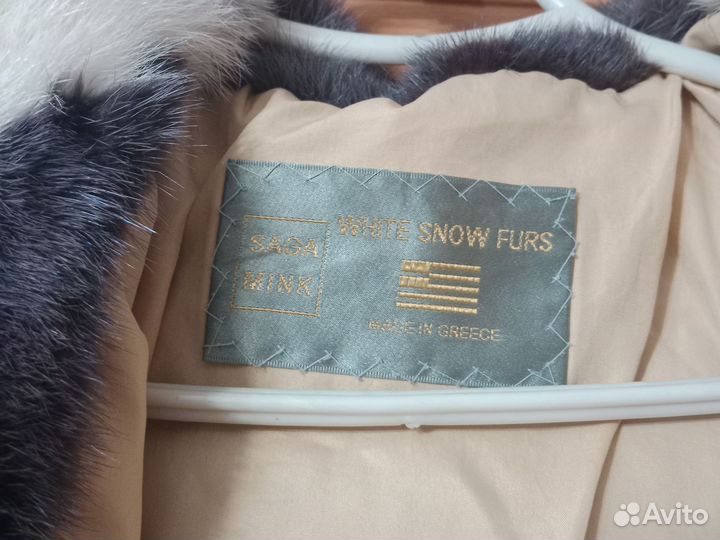 Шуба норковая 44 - 46 бу