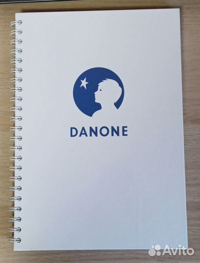 Тетрадь на кольцах А4 редкая Danone