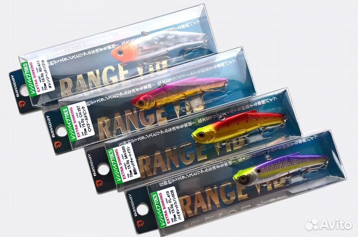Вибы Bassday Range Vib 70ES (8 цветов). Оригинал