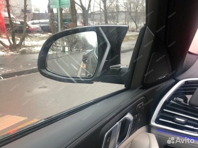 Крышки зеркал BMW X6 G06 М стиль черные