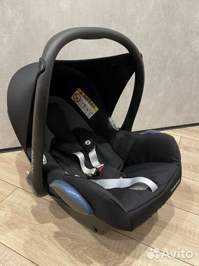 Автолюлька maxi cosi cabriofix, 0-13 кг, черная