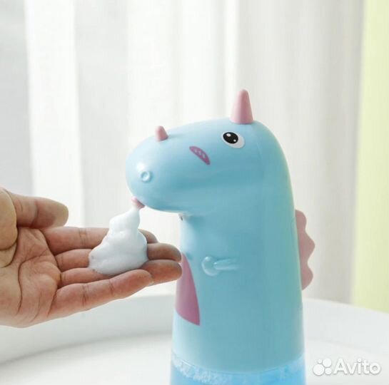 Дозатор сенсорный для мыла детский единорог