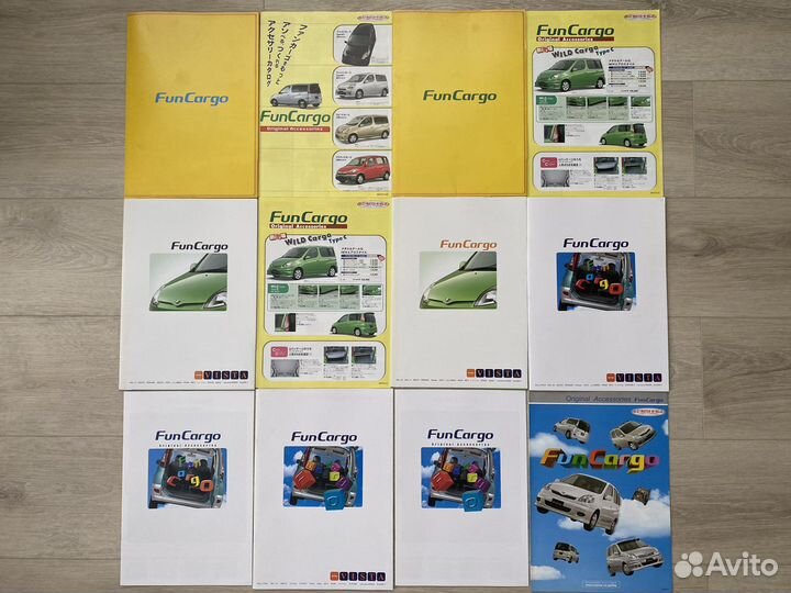 Дилерские каталоги Toyota FunCargo
