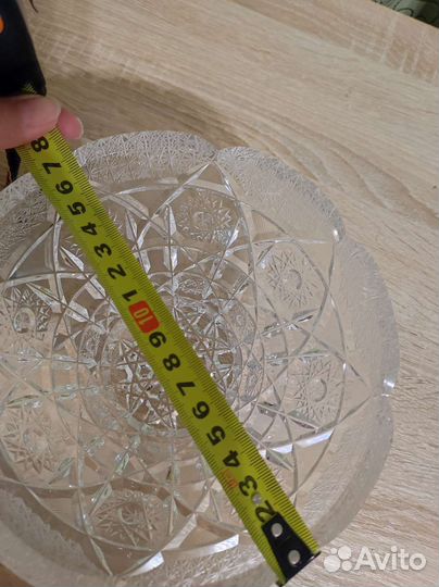 Салатник хрустальный