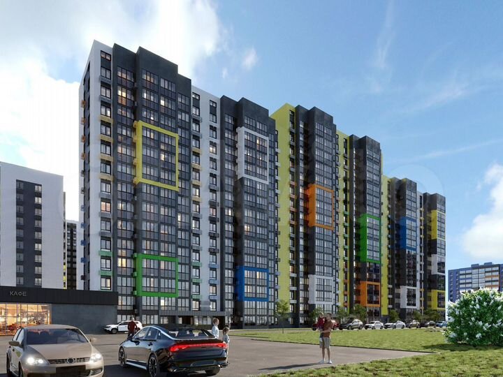 1-к. квартира, 37,8 м², 11/16 эт.