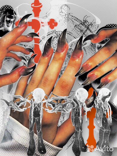 Маникюр наращивание