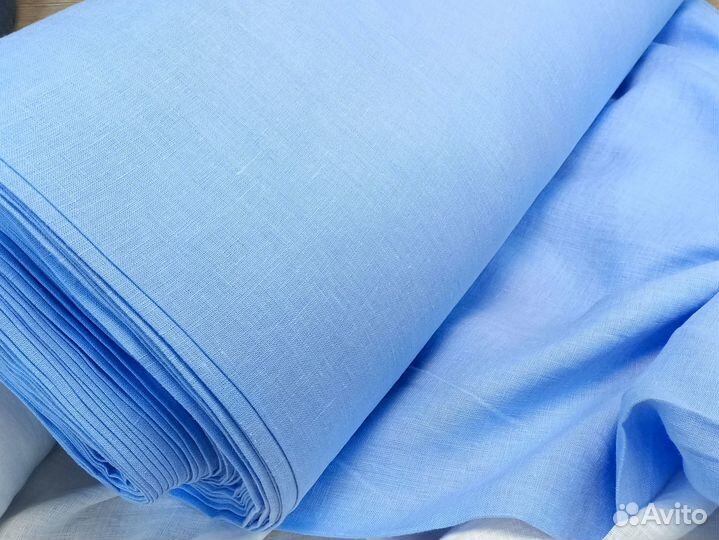 Ткань лён с эффектом мятости на отрез