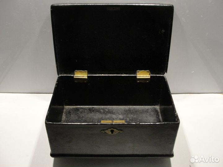 Шкатулка лаковая. изготовление до 1917 года