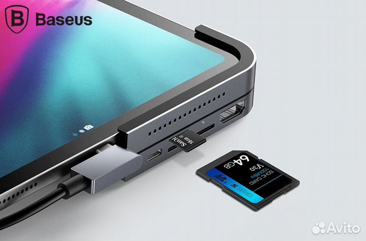 Baseus Bend Angle №7 Type-C HUB (iPad version)