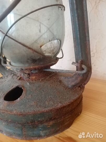 Старинная керосиновая лампа. Летучая мышь. Лот 1