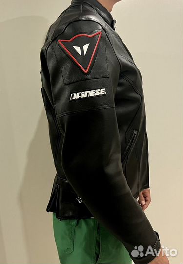 Мотокуртка кожаная мужская dainese