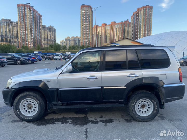 Hyundai Terracan 2.5 AT, 2001, битый, 347 700 км