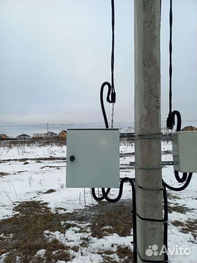 Подключение электричества