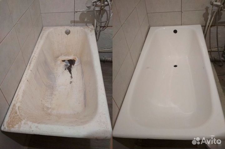 Реставрация ванн с Гарантией. Качественно