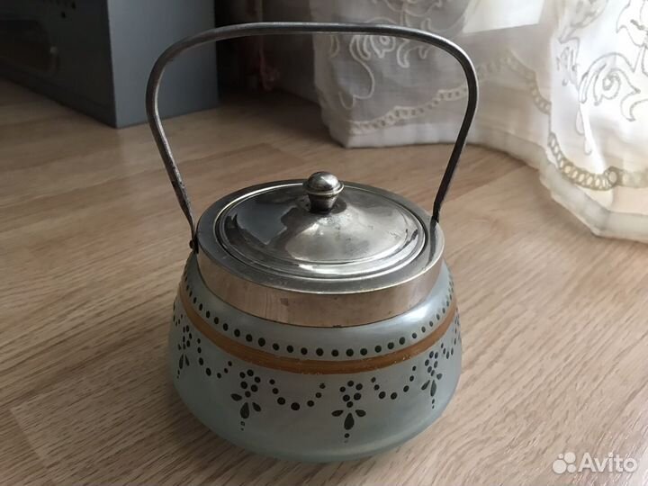 Сахарница СССР раритет роспись матовая