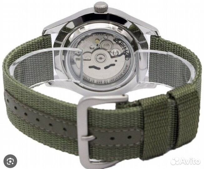 Часы Seiko 5 snzg09J1 Military Automatic Green