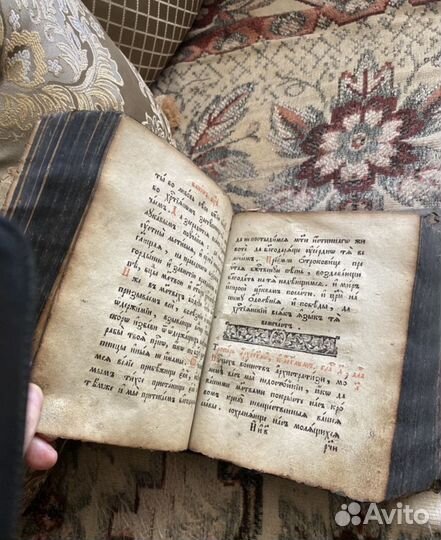 Старинная книга Канонник 18 век