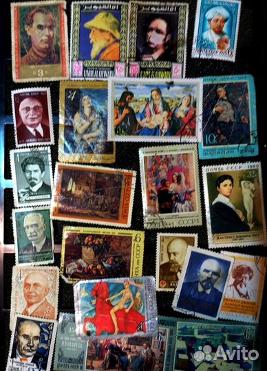 Коллекция почтовых марок из 70-х годов прошлого ве