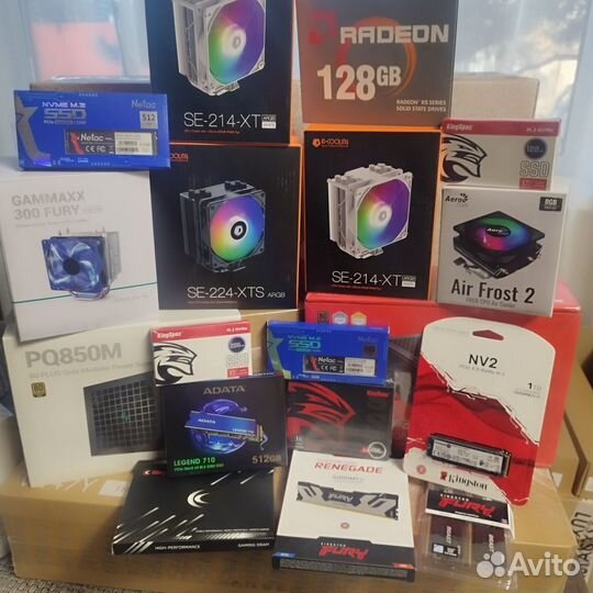 Комплектующие для пк DDR4,DDR5,SSD M2