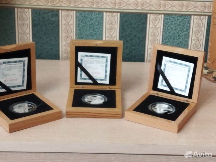 Набор серебряных монет Красная книга 2019 год