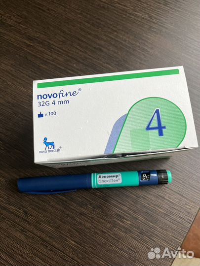 Иглы 4 мм иньекционные для инсулиновых ручек