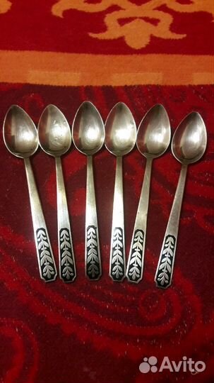Ложки чайные и столовые.мельхиор.ссср