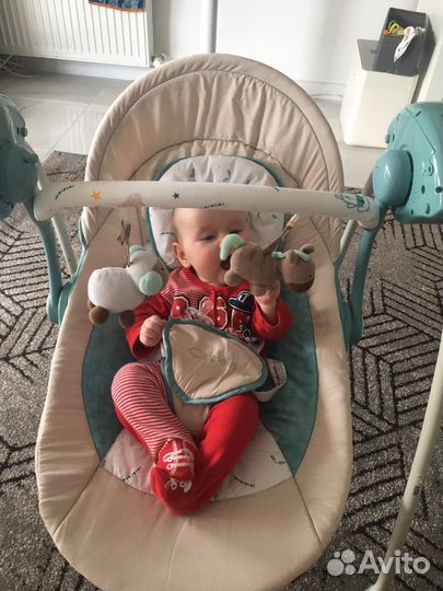 Детские электронные качели для новорожденных
