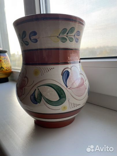 Горшок керамический, ваза, СССР