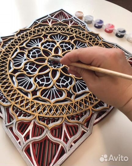 Картина мандала Антистресс набор для росписи новый