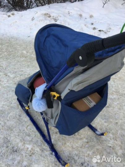 Коляска санки