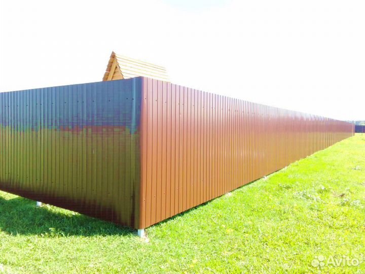 Заборы из профнастила